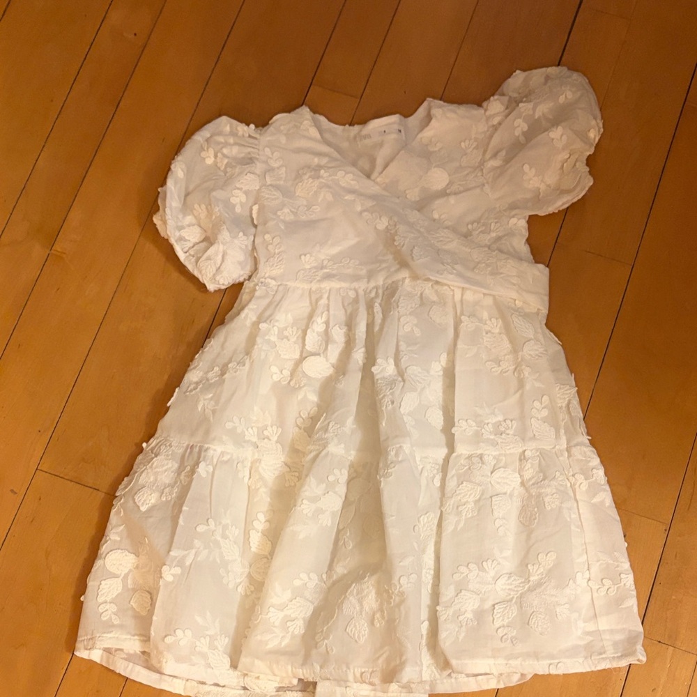Charming White Zara Kids Dress